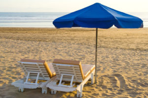 Strandbedjes en parasol